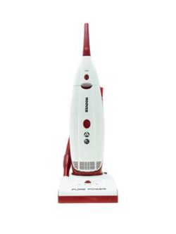 Hoover Purepower Pu71 Pu01001 Bagged Upright Vacuum Cleaner - White/Red